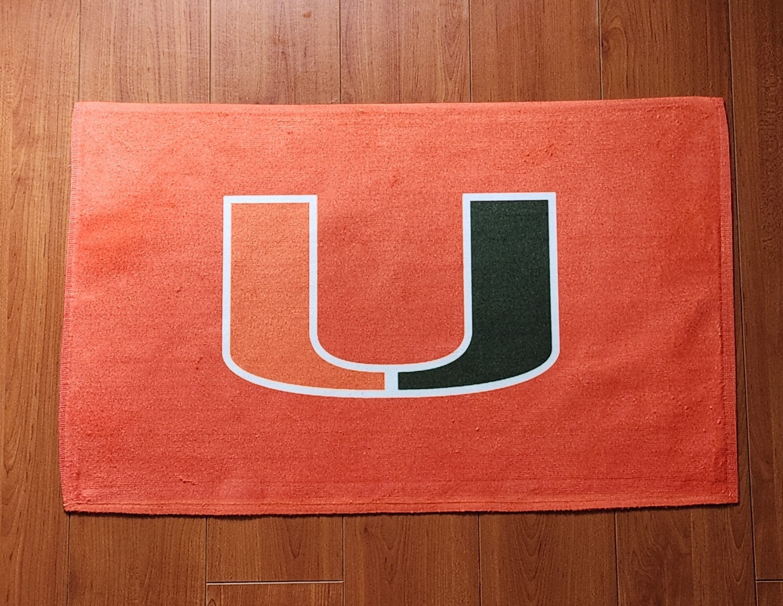 Custom Miami Hurricanes Terry Cloth Rally Towel 1